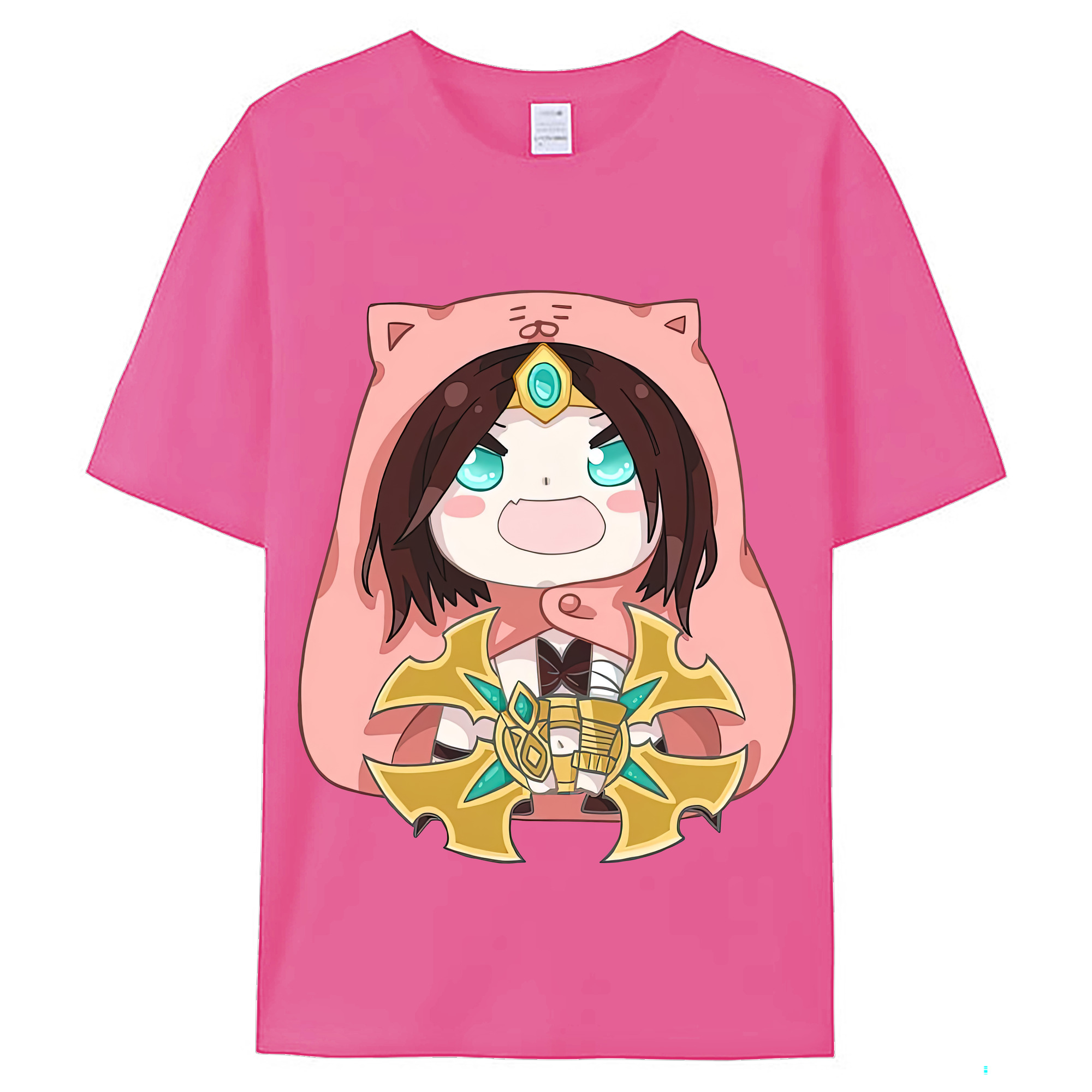 （画像用） リーグ・オブ・レジェンド League of Legends LOL レディースカジュアルプリントTシャツ（綿100％）
